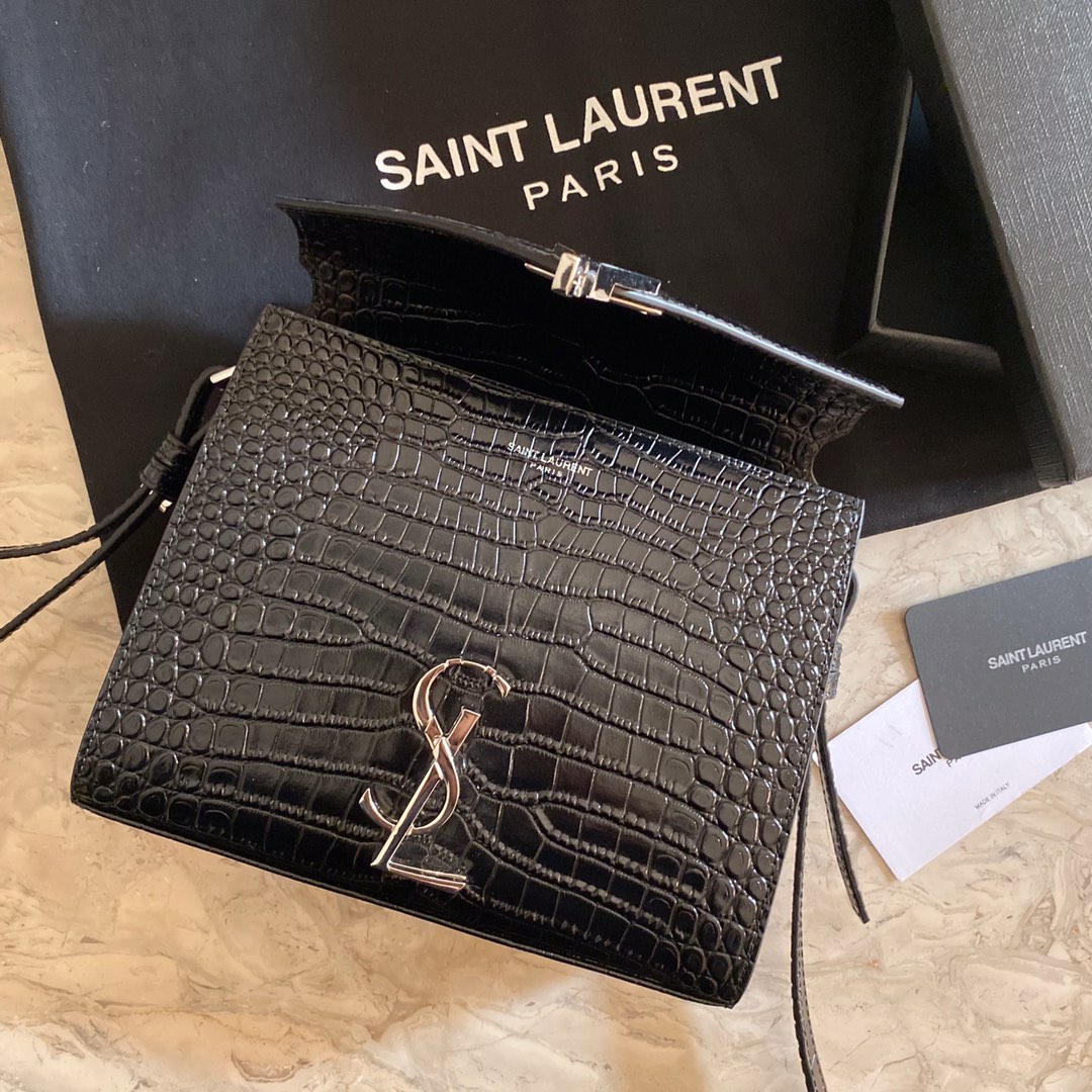 CASSANDRA MONOGRAM CLASP BAG IN MATTE PYTHON