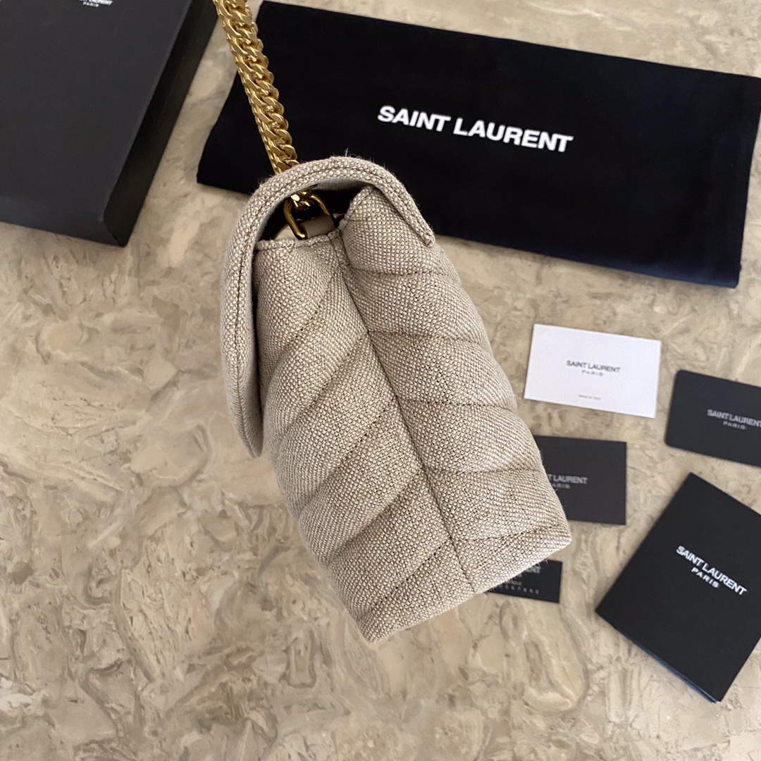 LOULOU SMALL BAG IN Y-QUILTED LEATHER