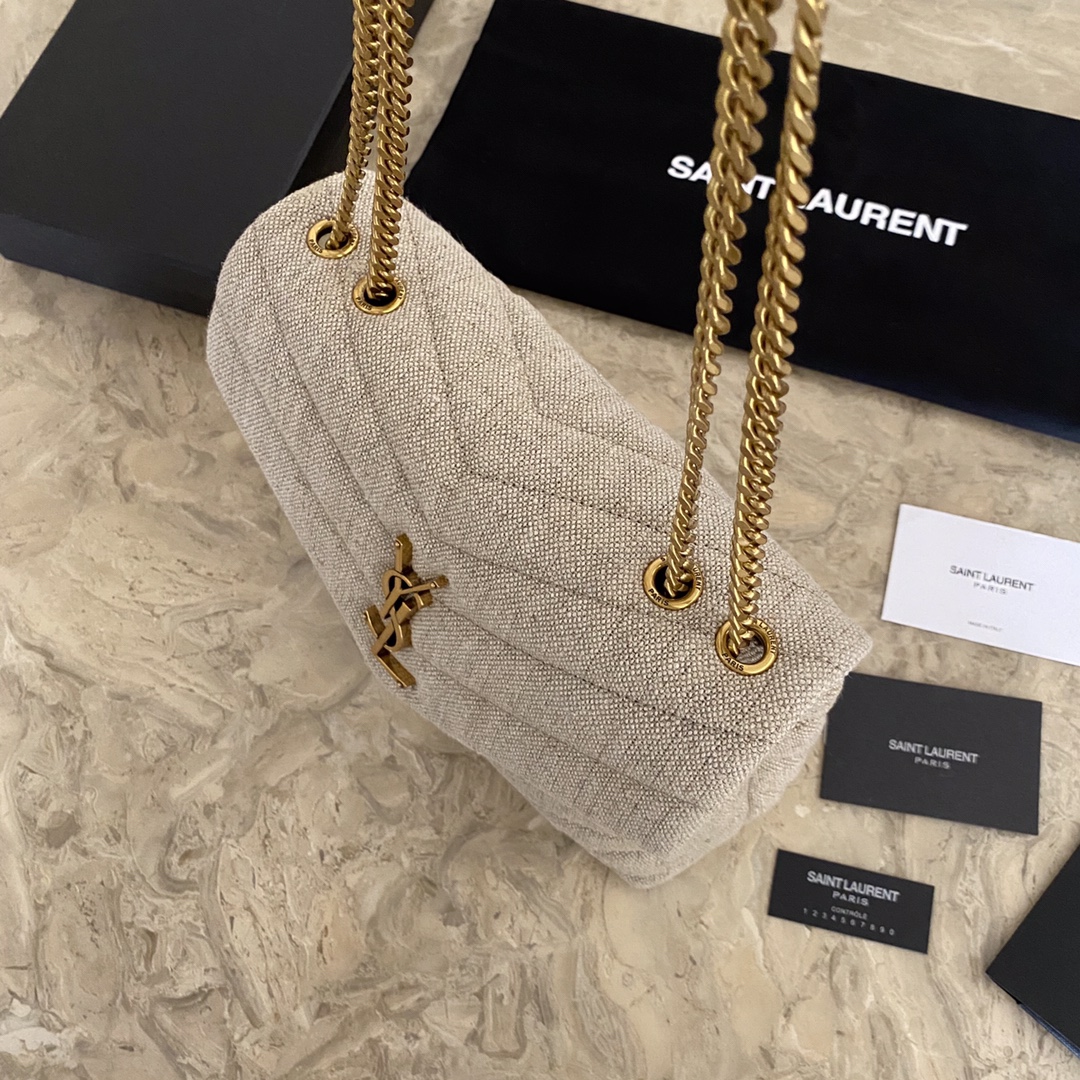 LOULOU SMALL BAG IN Y-QUILTED LEATHER