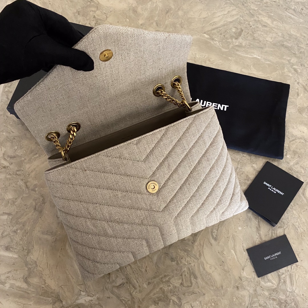 LOULOU SMALL BAG IN Y-QUILTED LEATHER