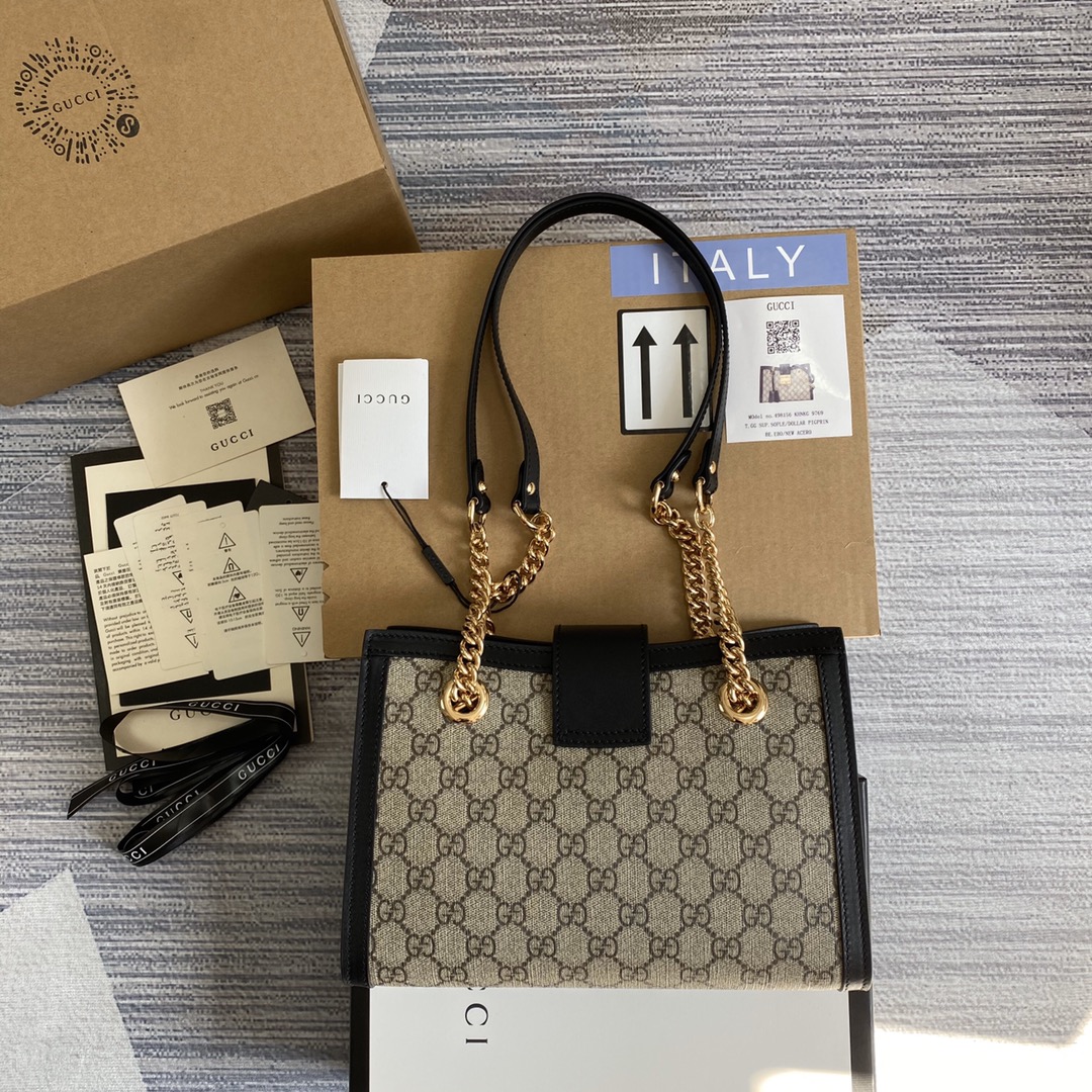 G*u*i padlock small shoulder bag