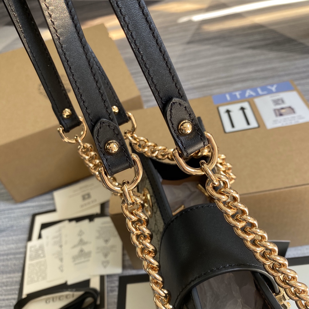 G*u*i padlock small shoulder bag