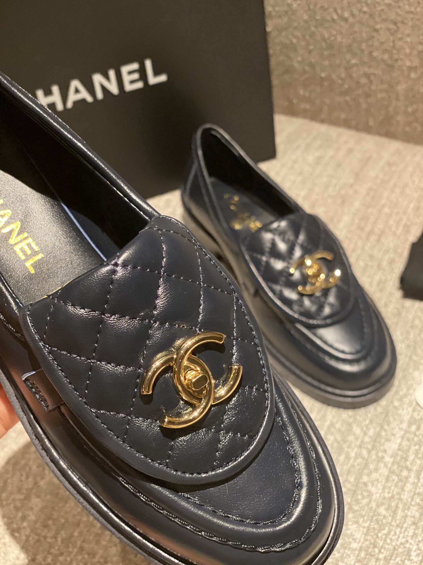 Ch*el’s loafers