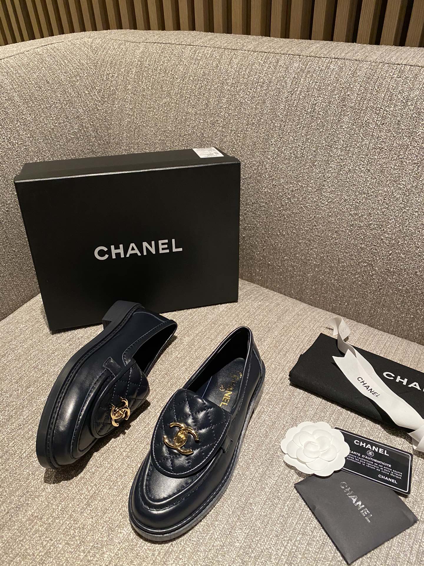 Ch*el’s loafers