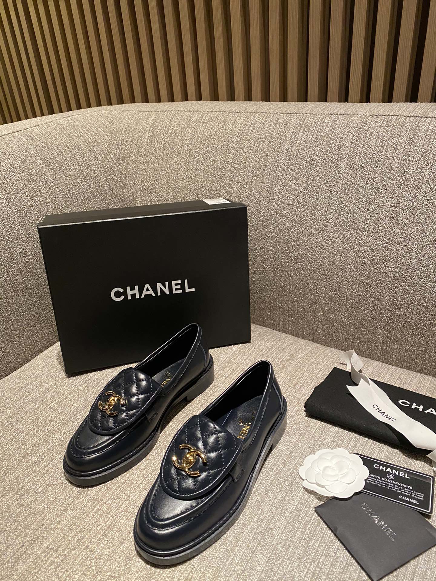 Ch*el’s loafers