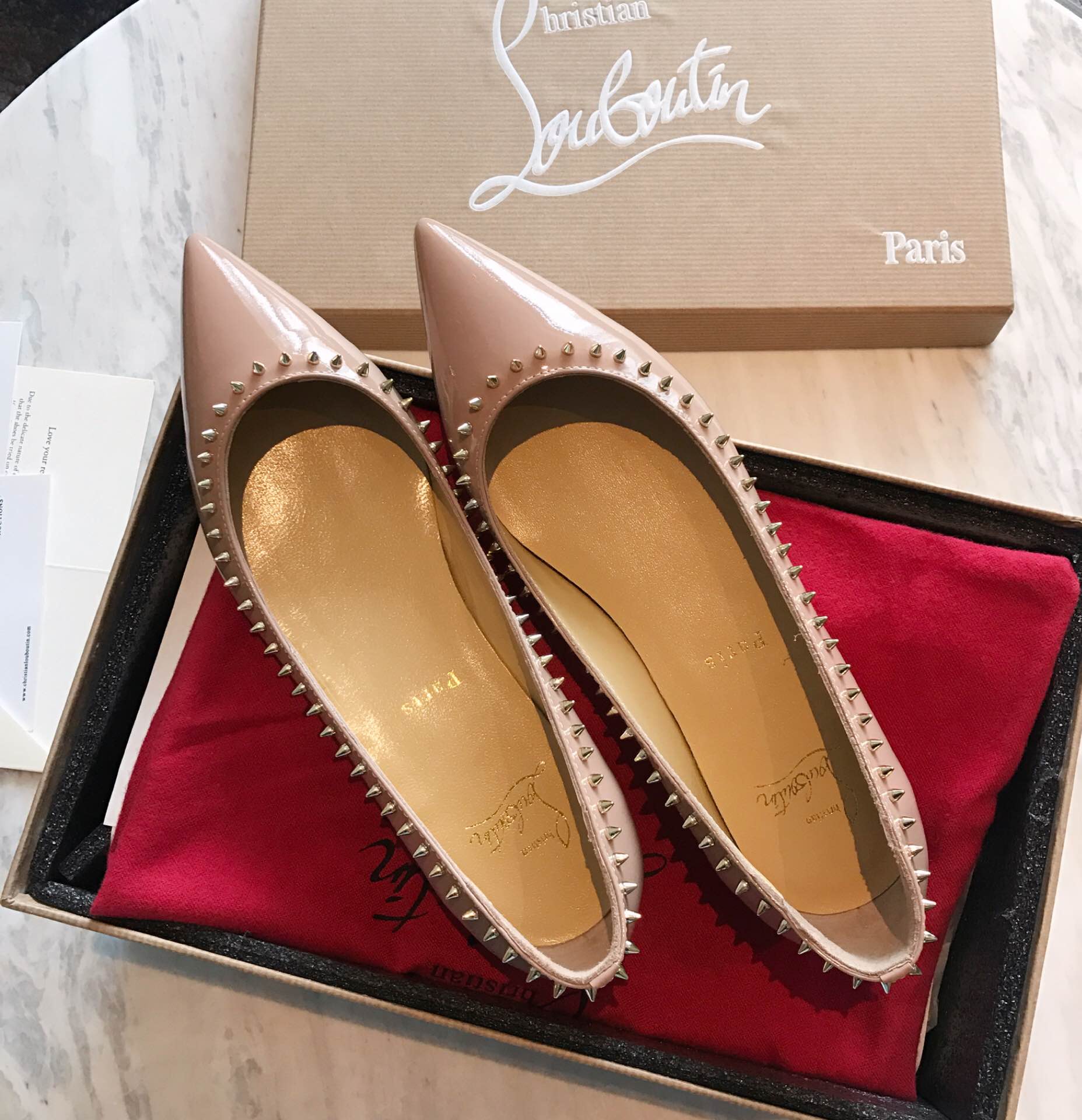 Ch**an louboutin anjalina flats