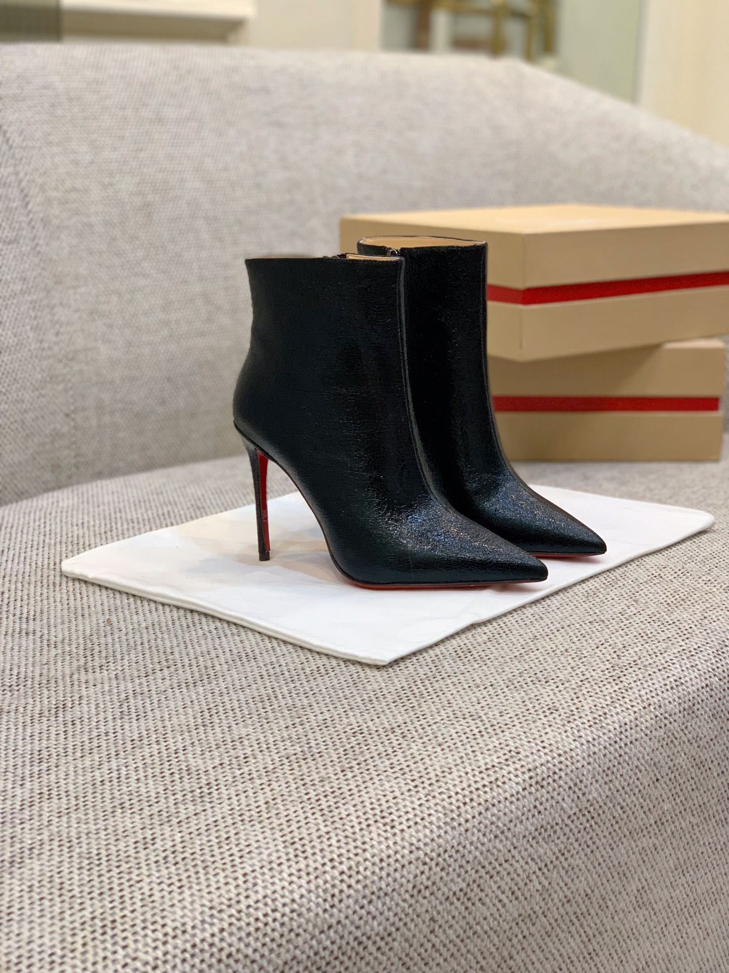 Ch**an louboutin ankle boots