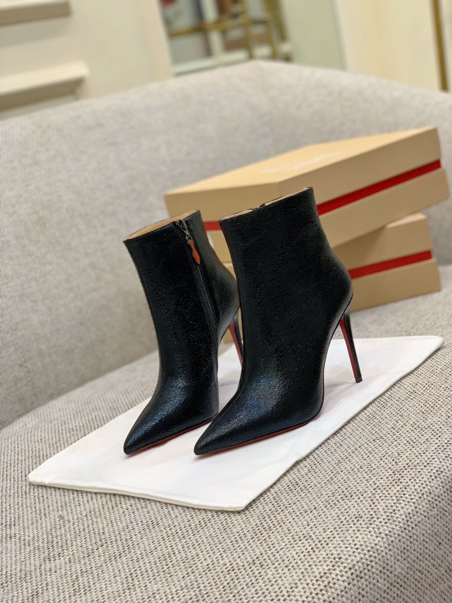 Ch**an louboutin ankle boots