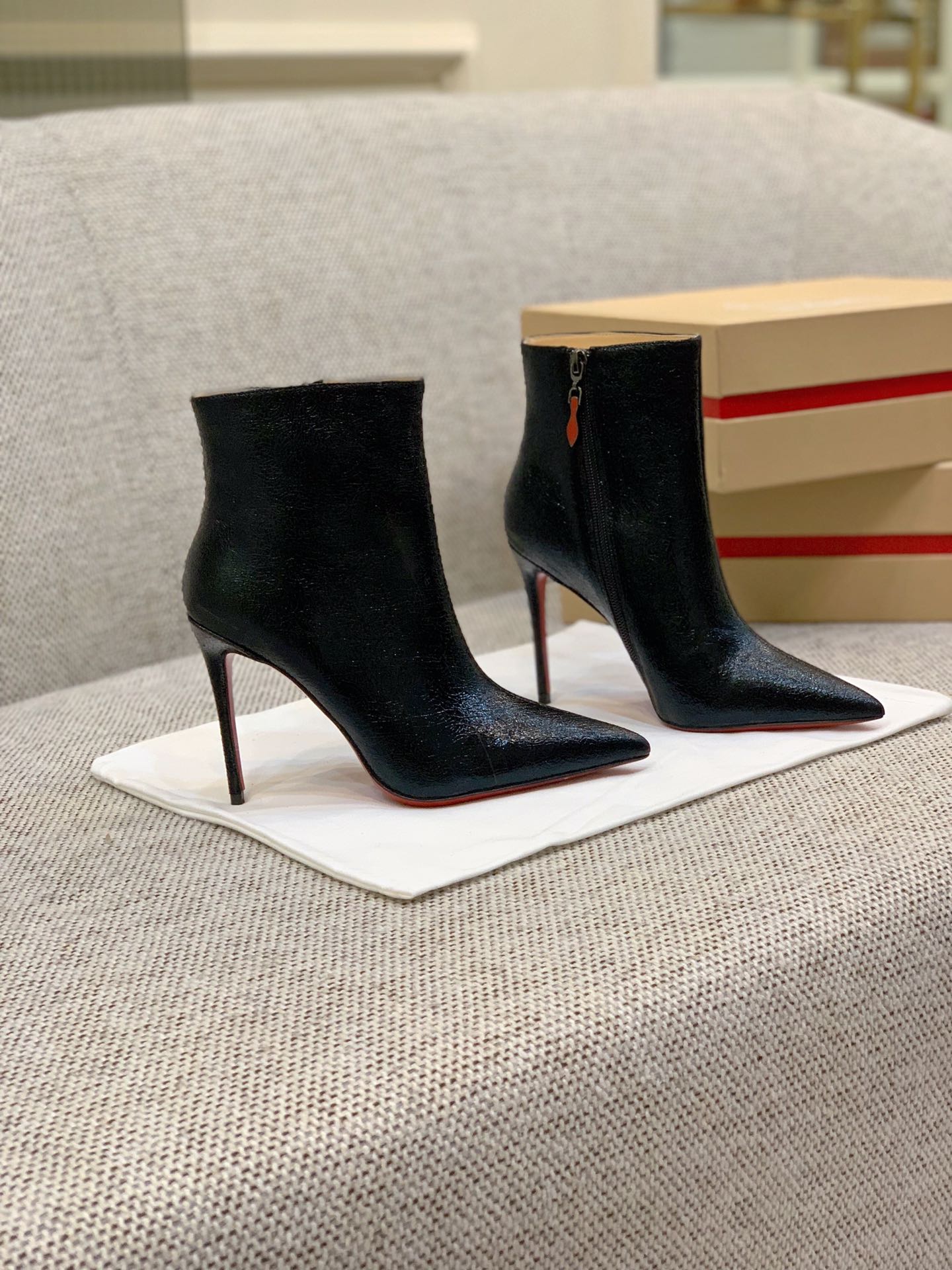 Ch**an louboutin ankle boots