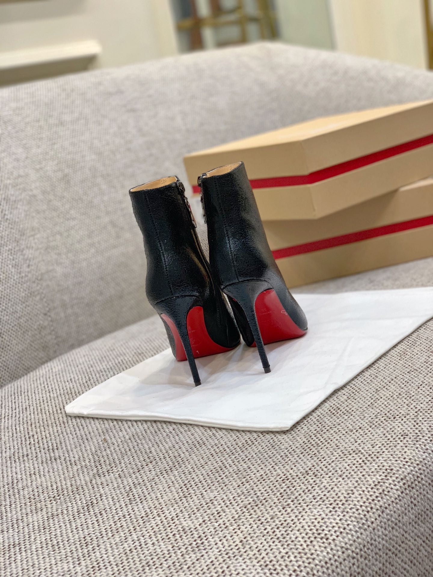 Ch**an louboutin ankle boots