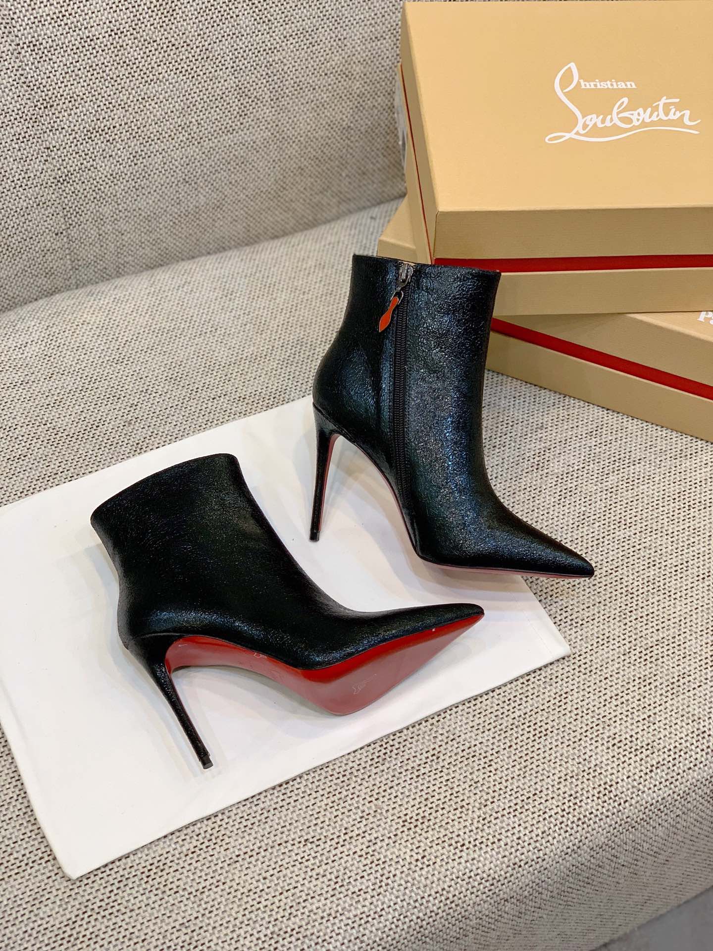 Ch**an louboutin ankle boots