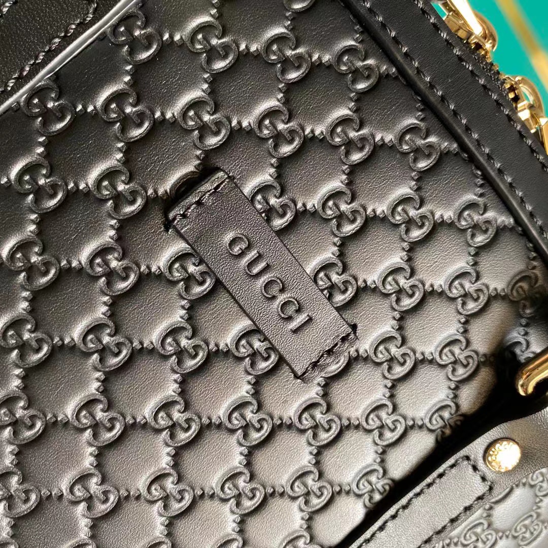 G*u*i micro gg leather mini dome crossbody bag