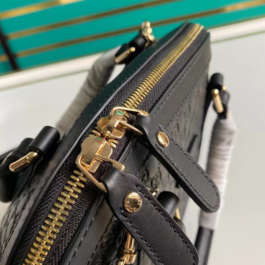 G*u*i micro gg leather mini dome crossbody bag