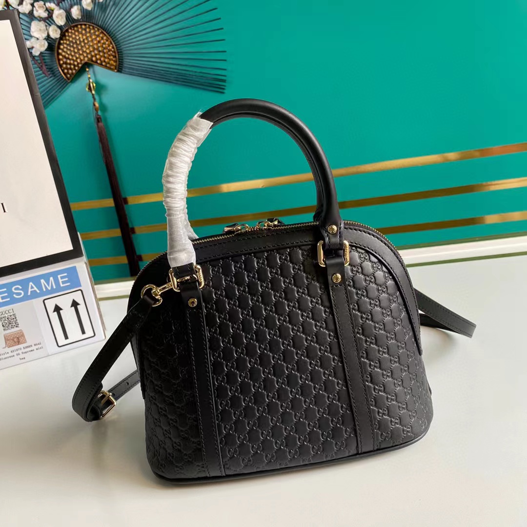 G*u*i micro gg leather mini dome crossbody bag