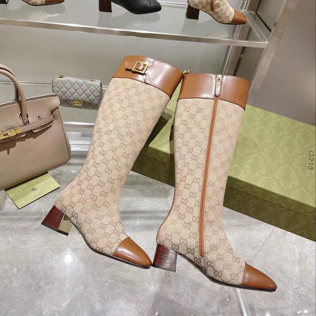 g*u*i beige gg S*p*e boots
