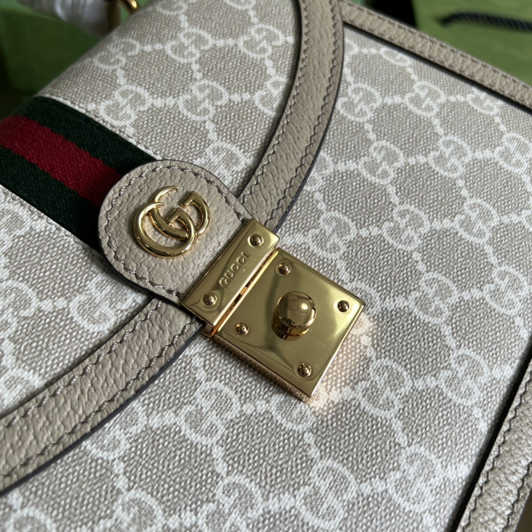 Ophidia small top handle bag with Web