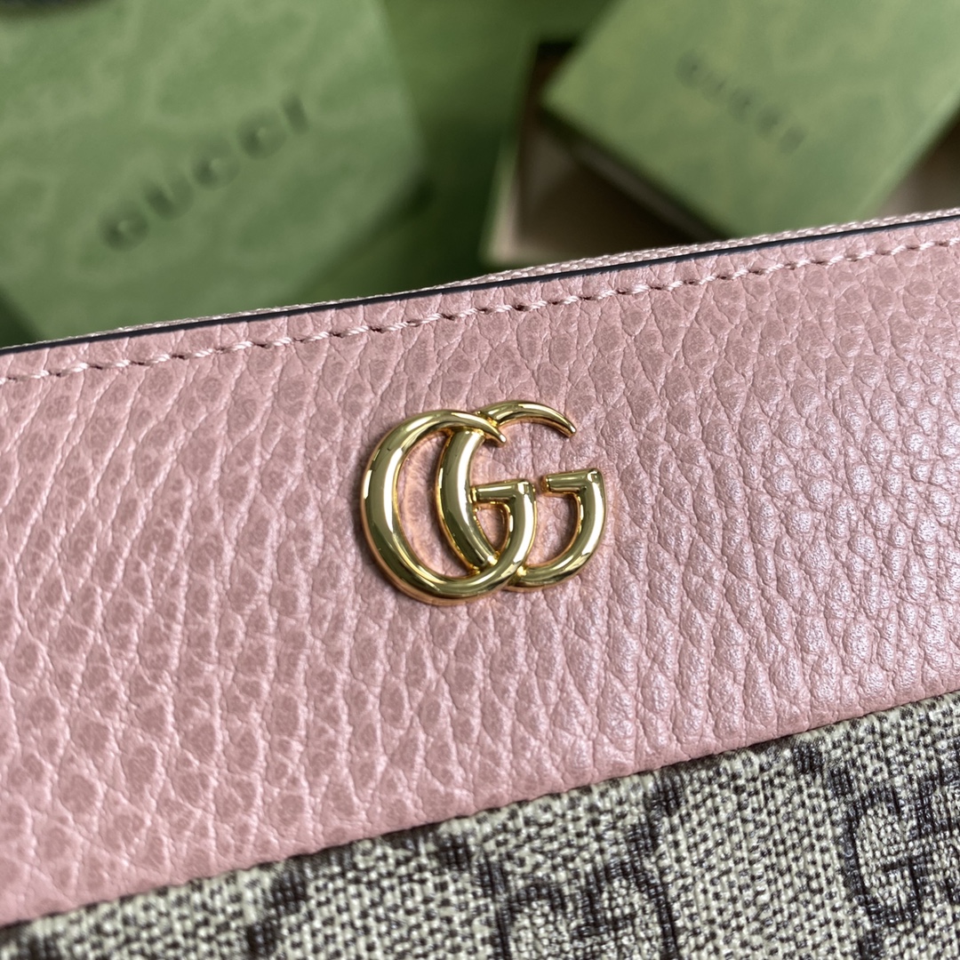 GG Marmont zip around wallet