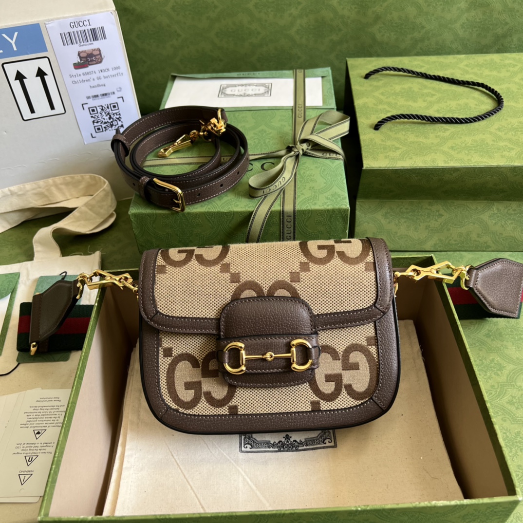 G*u*i horsebit 1955 jumbo gg mini bag
