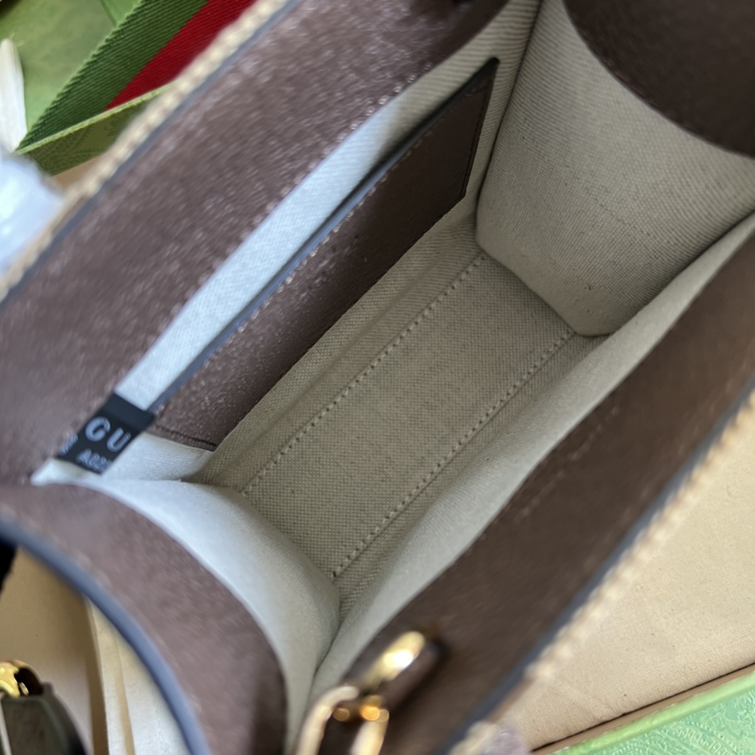 Mini tote bag with Interlocking G