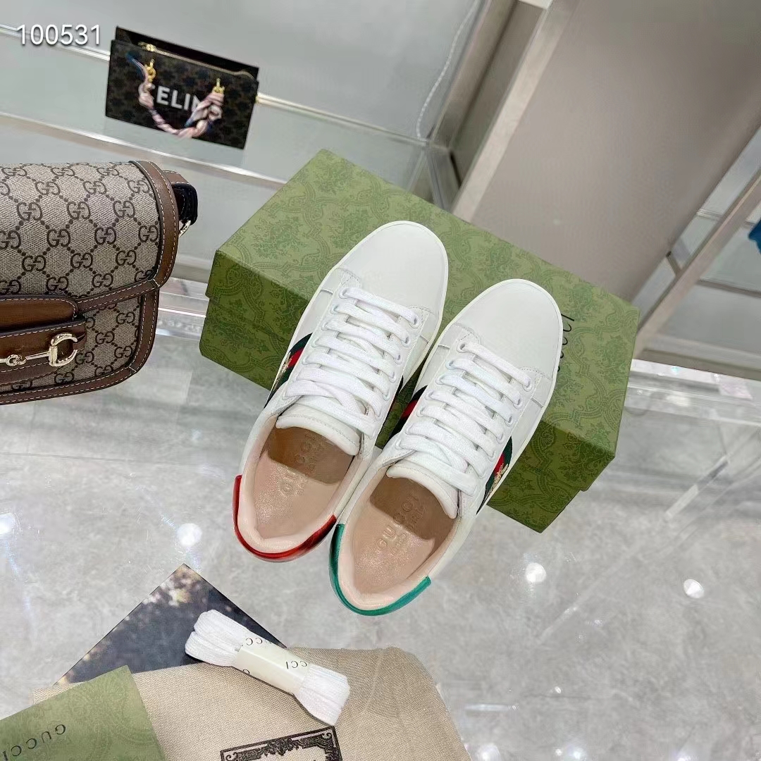 G*u*i ace embroidered platform sneakers