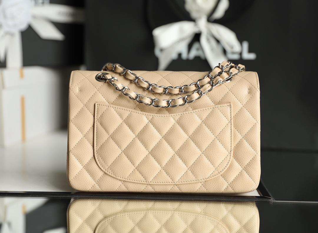 Ch*el small classic flap bag