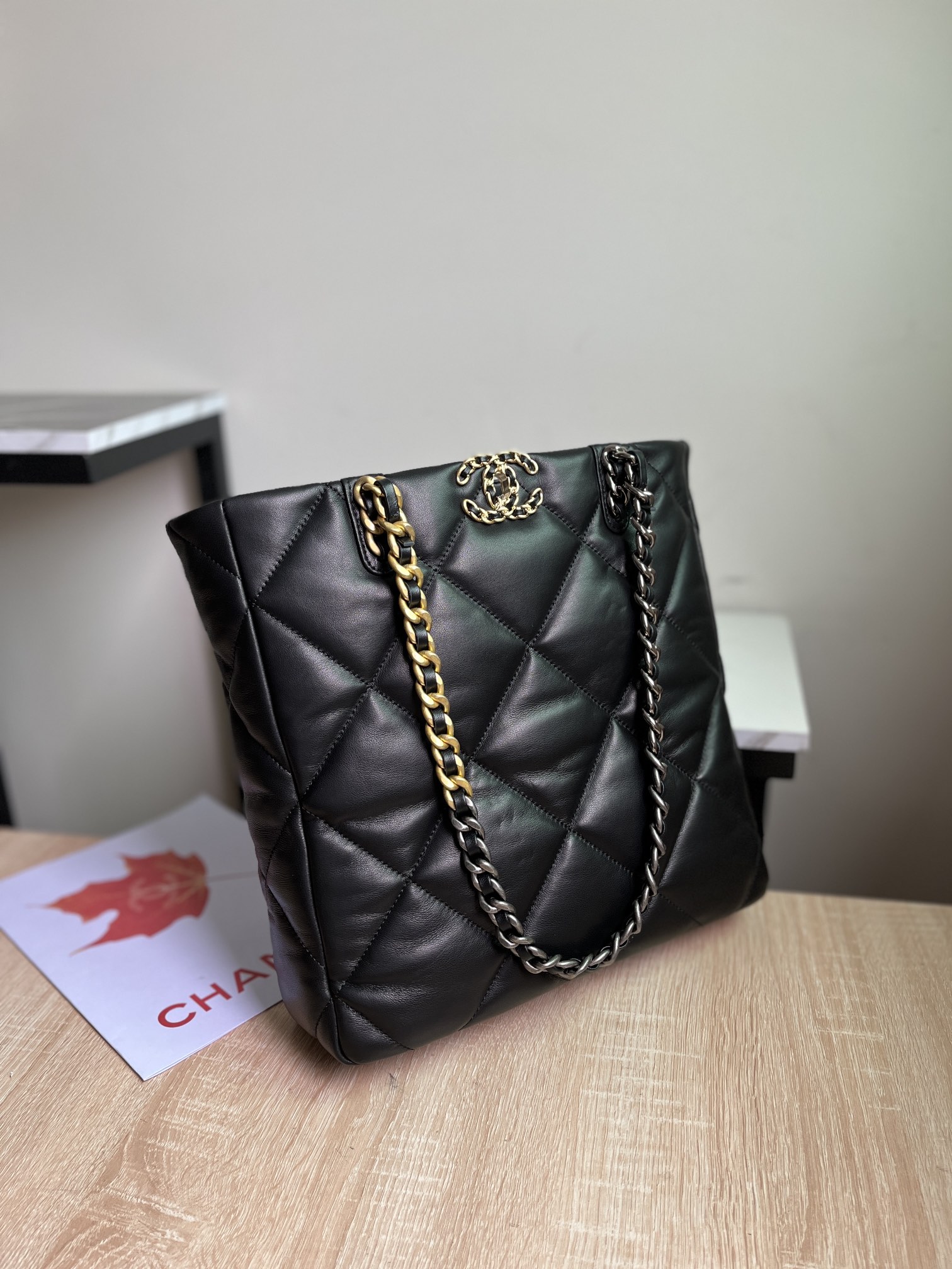 Ch*el 19 shopping bag
