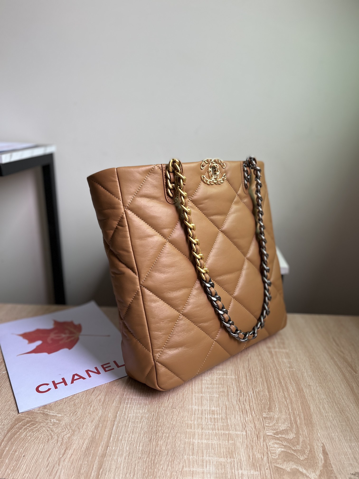 Ch*el 19 shopping bag
