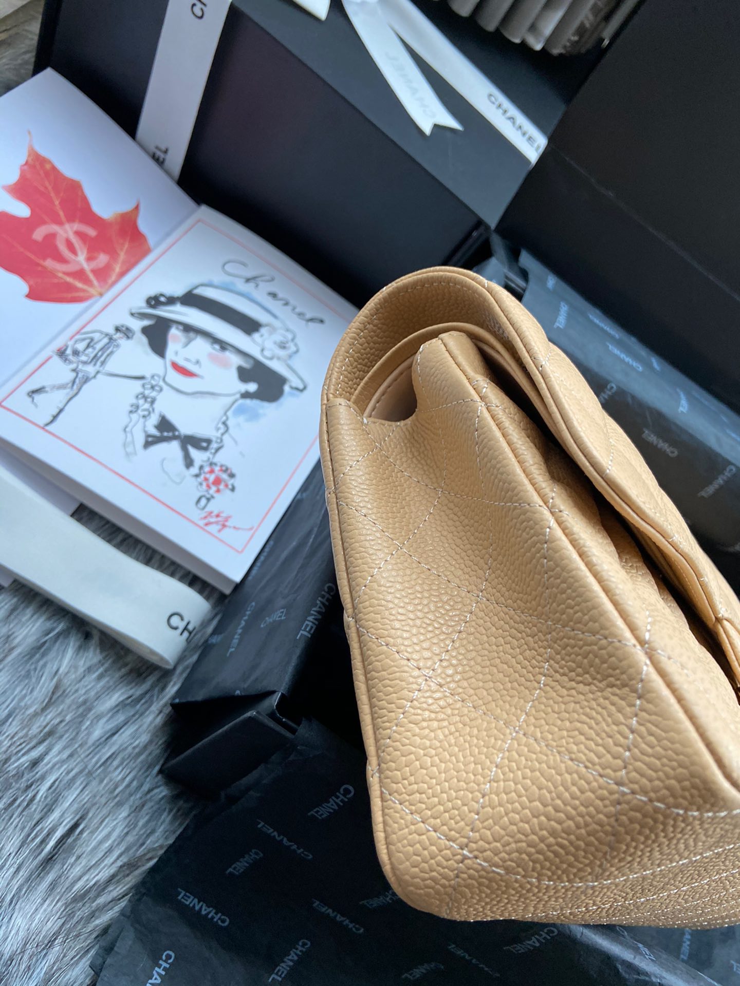Ch*el flap bag