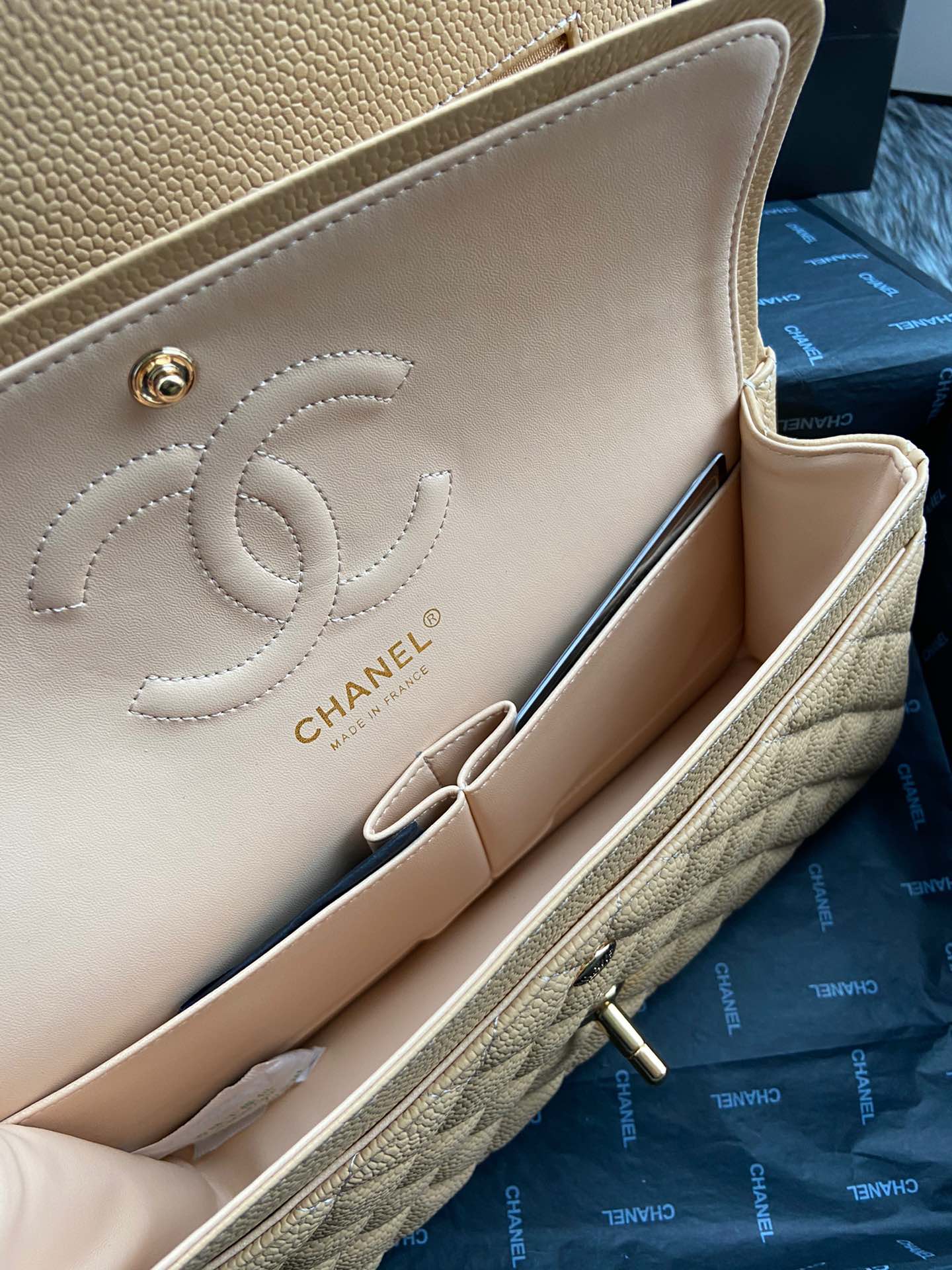 Ch*el flap bag