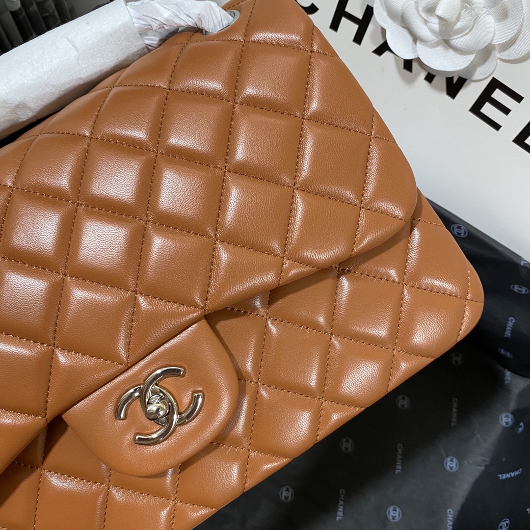 Ch*el flap bag large