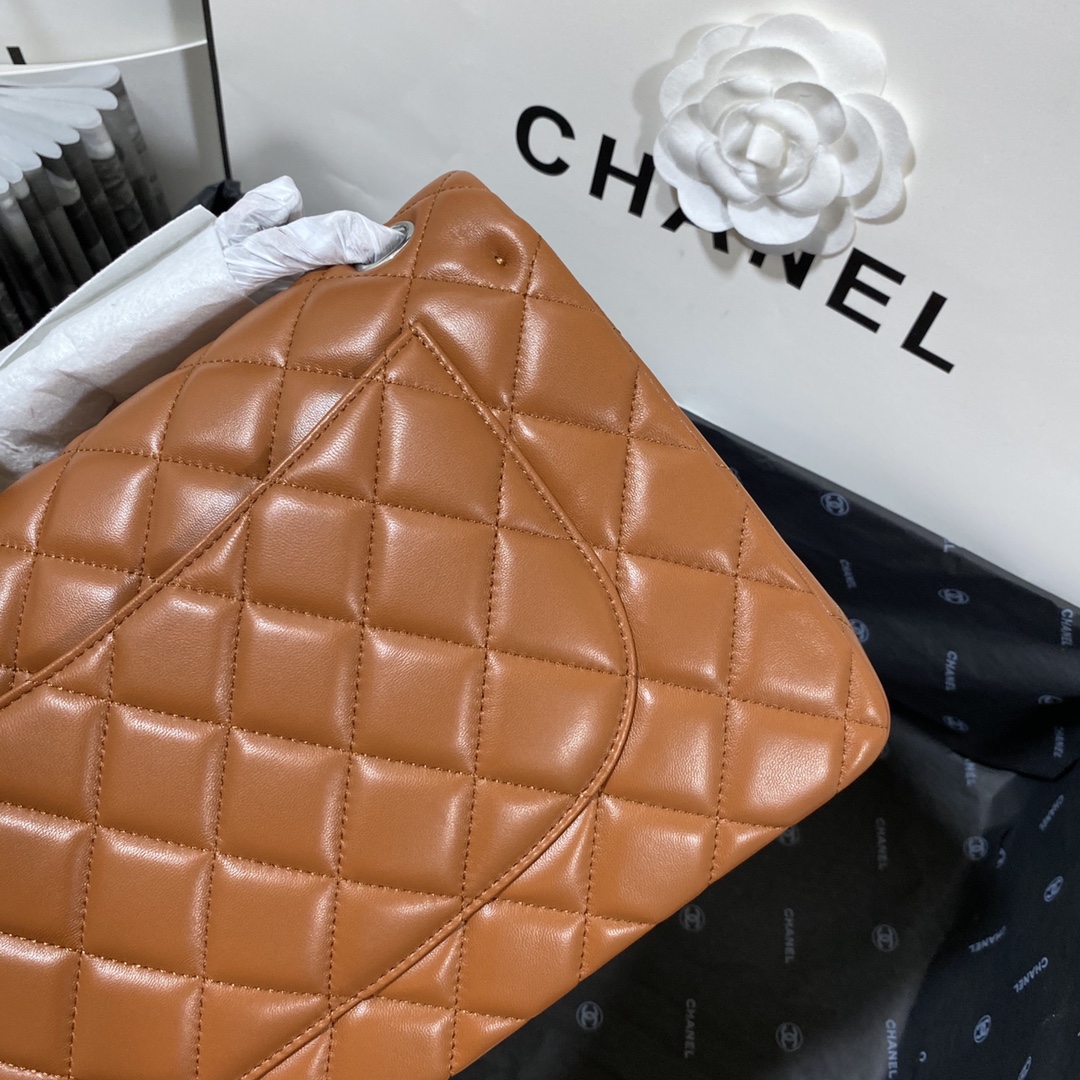 Ch*el flap bag large