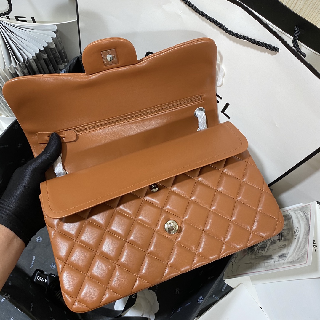 Ch*el flap bag large