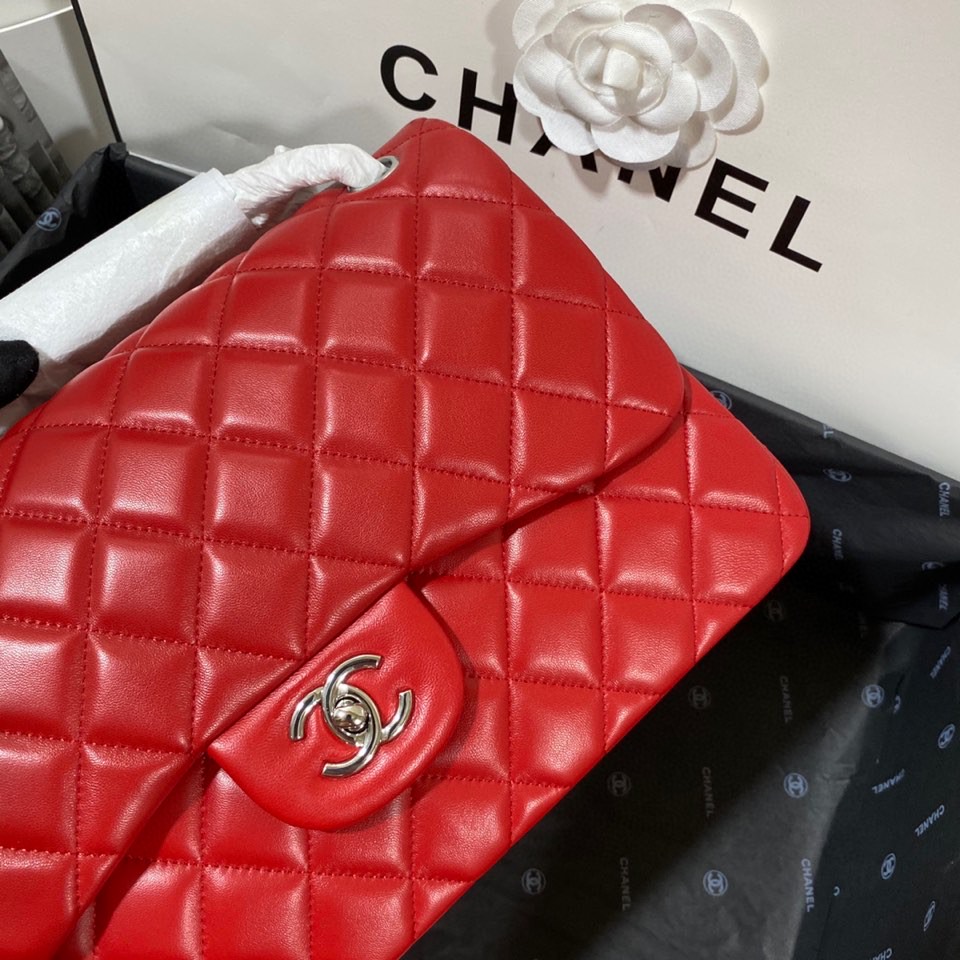 Ch*el flap bag large