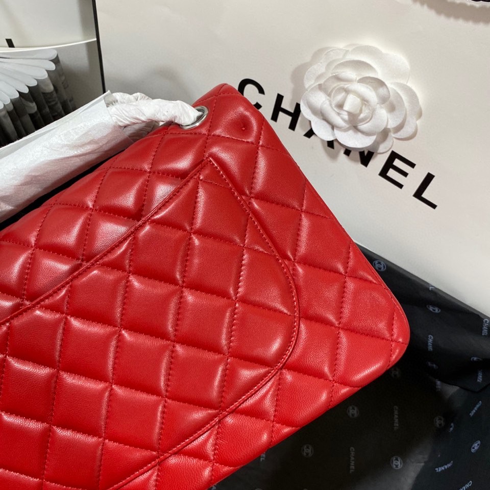 Ch*el flap bag large