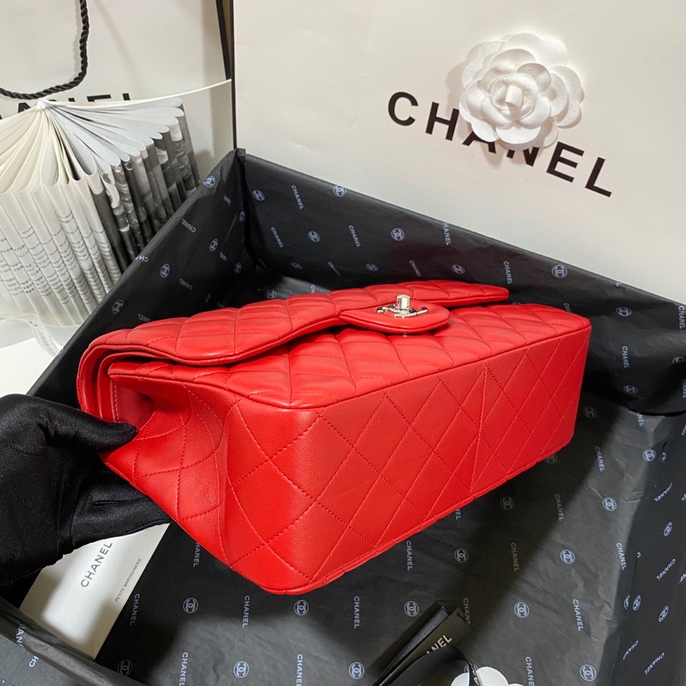 Ch*el flap bag large