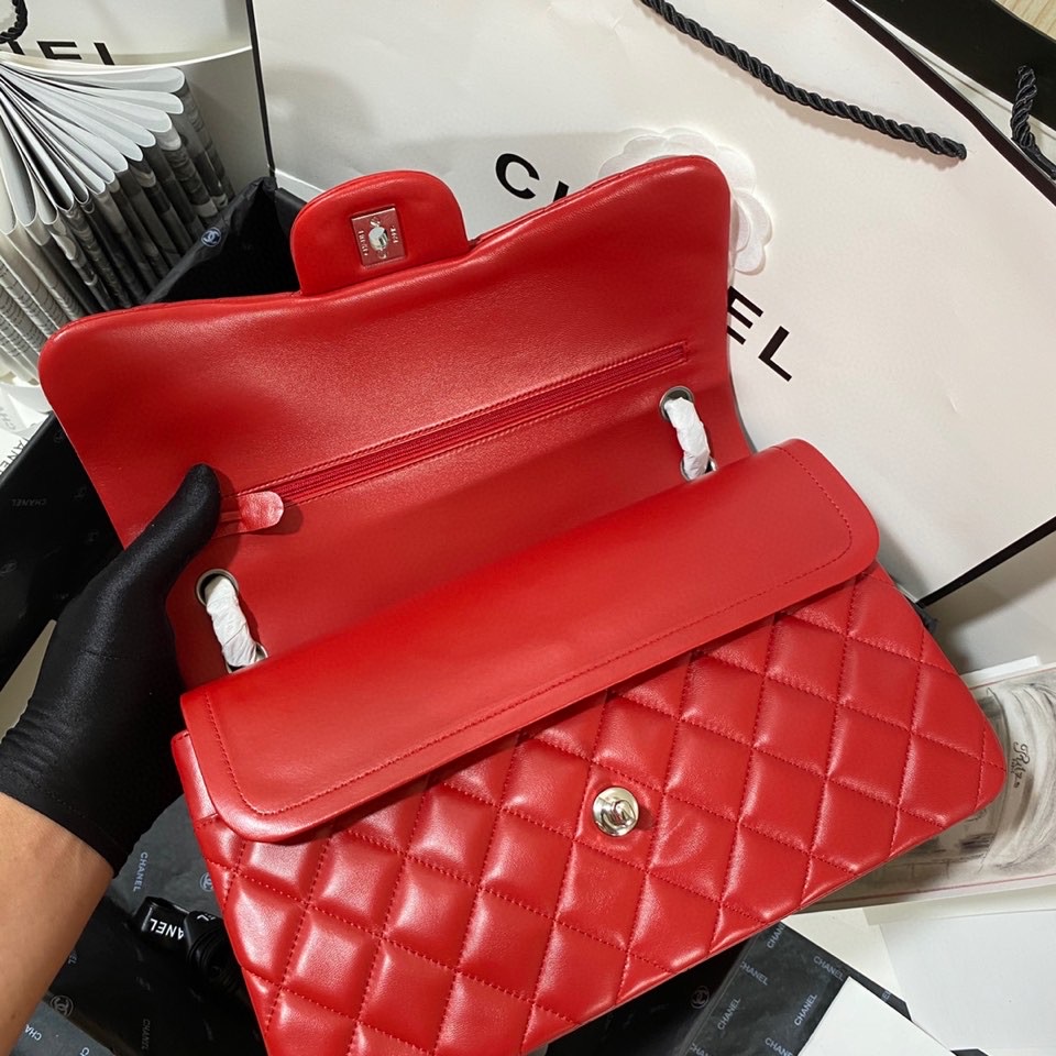 Ch*el flap bag large