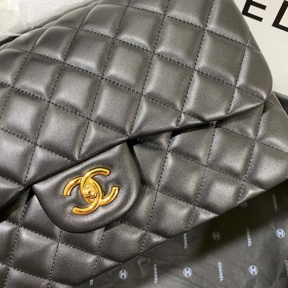 Ch*el flap bag large