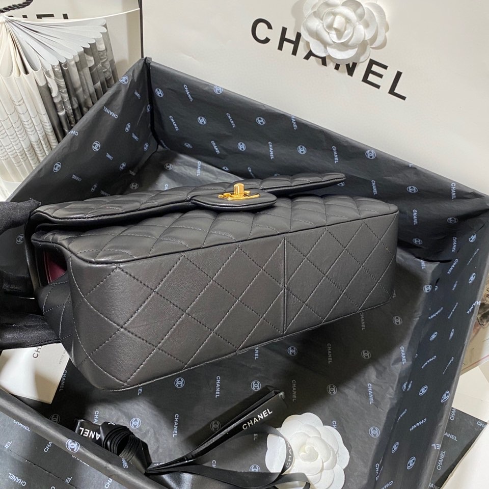 Ch*el flap bag large