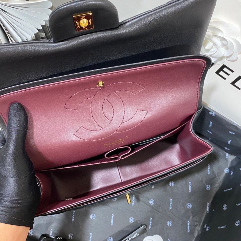 Ch*el flap bag large