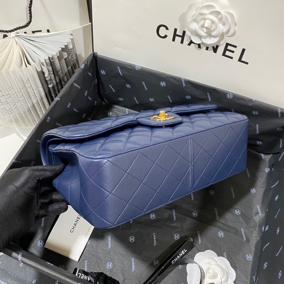 Ch*el flap bag large