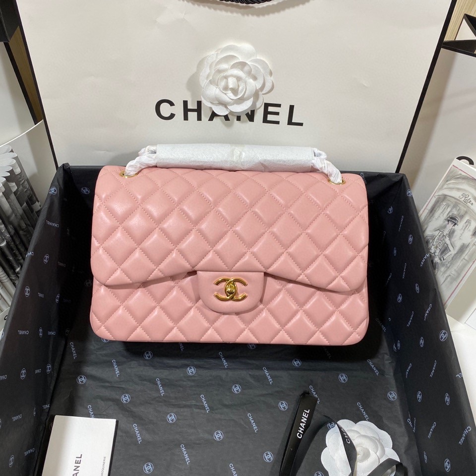 Ch*el flap bag large