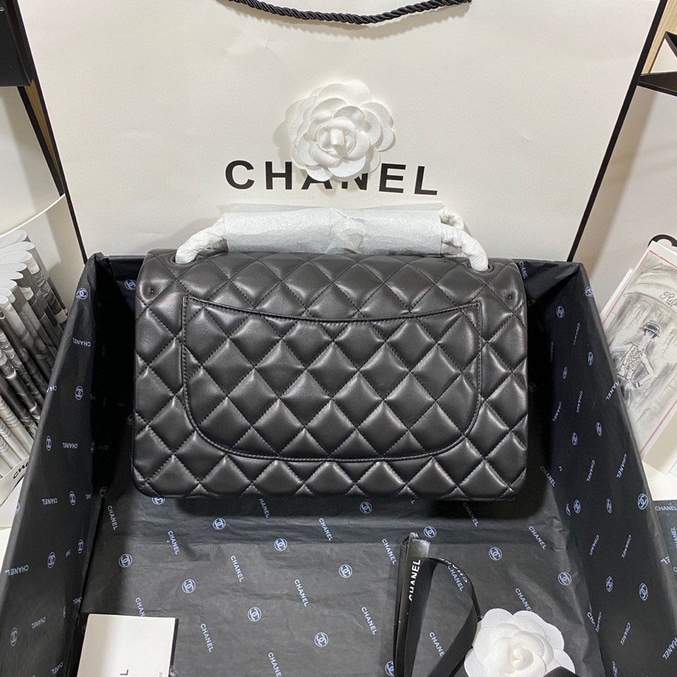 Ch*el flap bag large