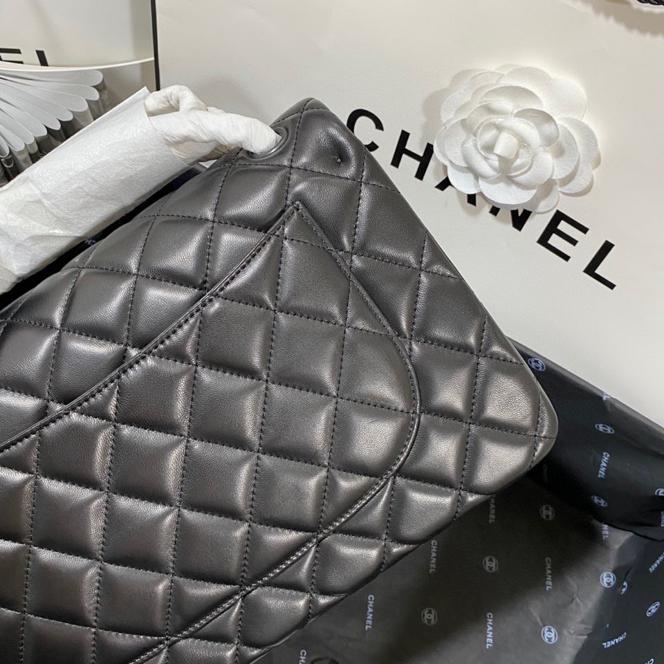 Ch*el flap bag large