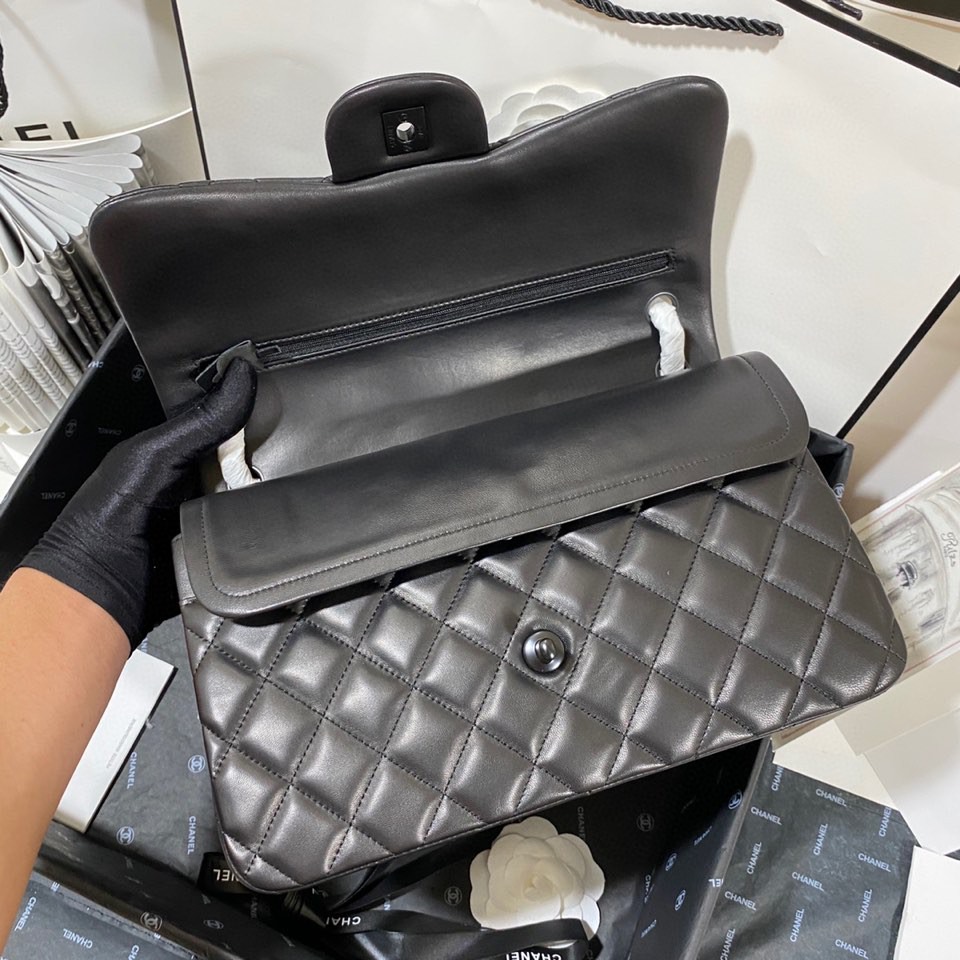 Ch*el flap bag large