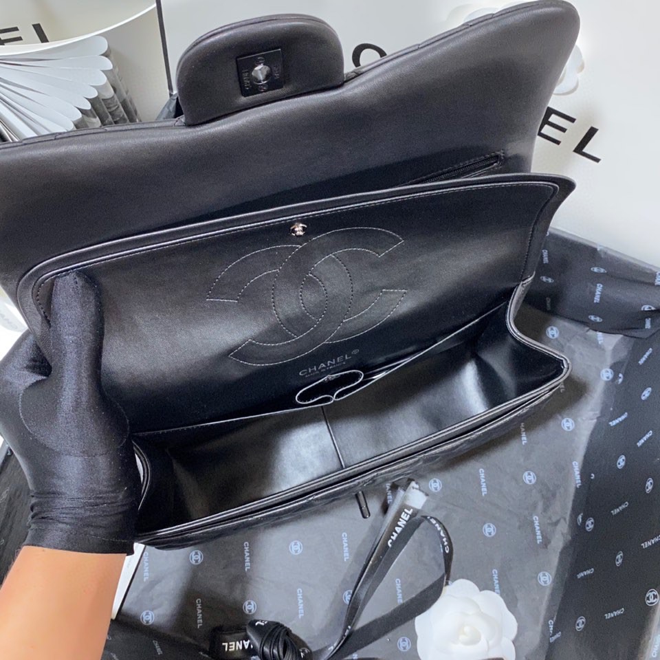 Ch*el flap bag large