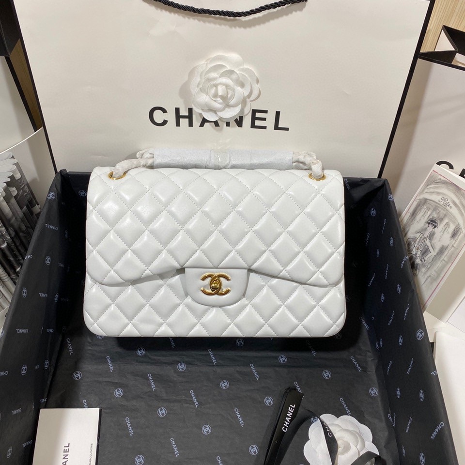 Ch*el flap bag large