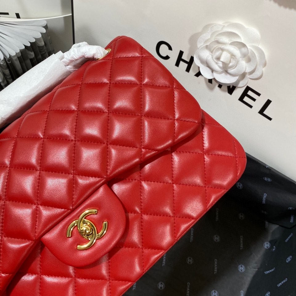 Ch*el flap bag large