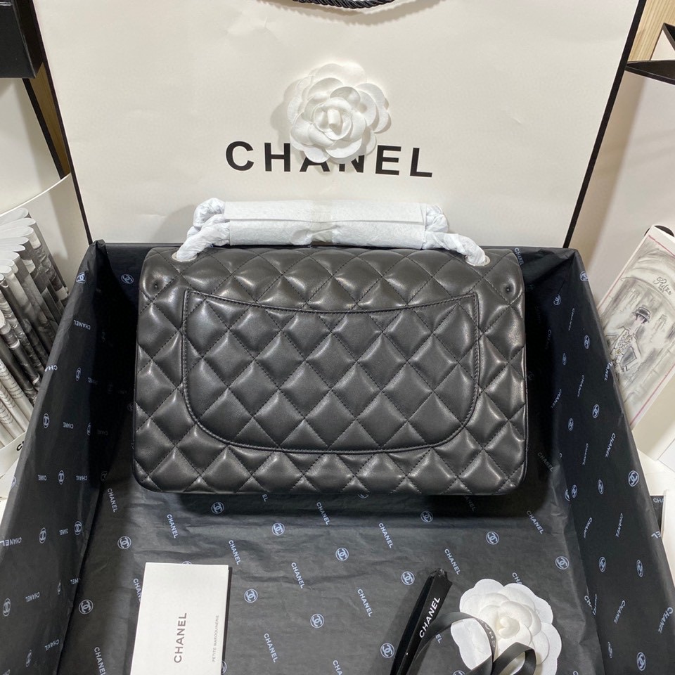 Ch*el flap bag large