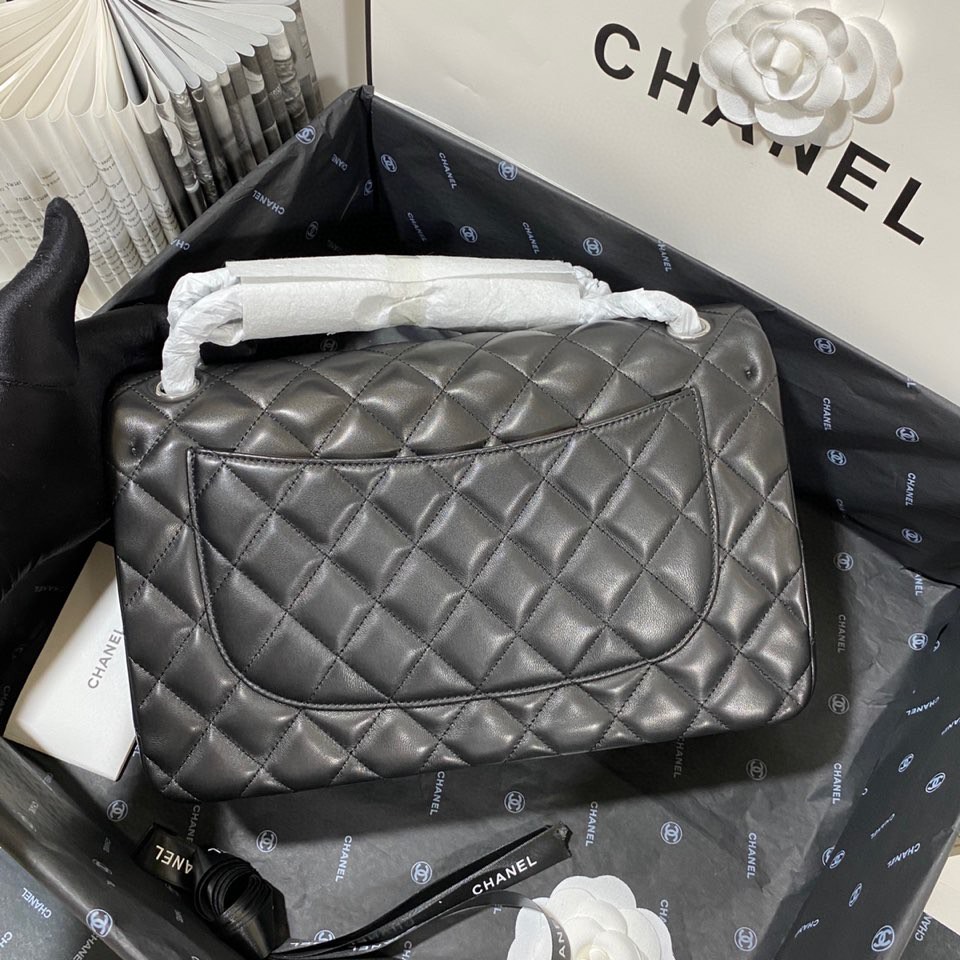 Ch*el flap bag large