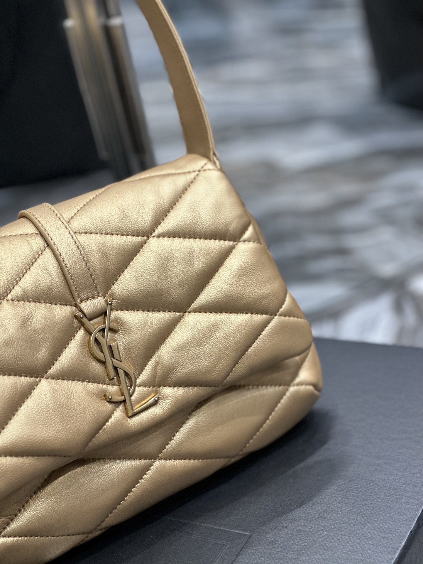 LE 57 HOBO BAG IN QUILTED LAMBSKIN